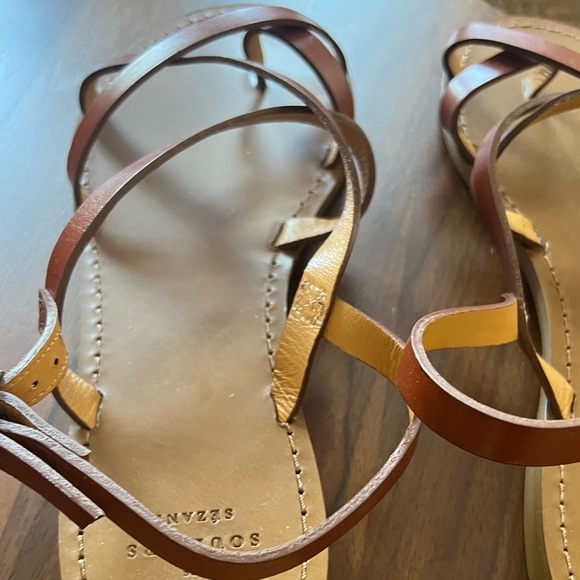 Sezane Adeline Low Sandals (Brown) - Picture 7 of 8